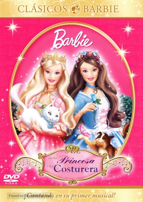 Barbie as the Princess and the Pauper - Spanish Movie Cover