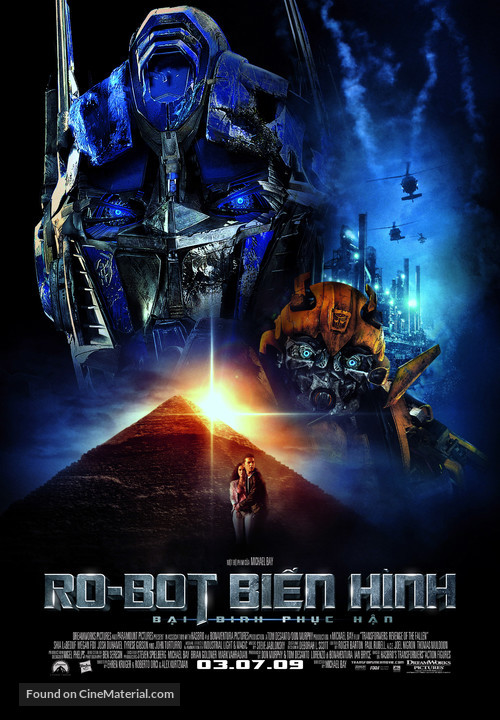 Transformers: Revenge of the Fallen - Vietnamese Movie Poster