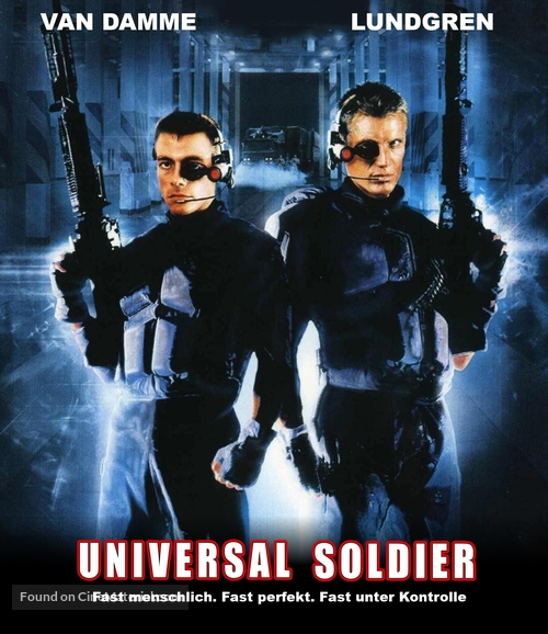 Universal Soldier - German Movie Cover