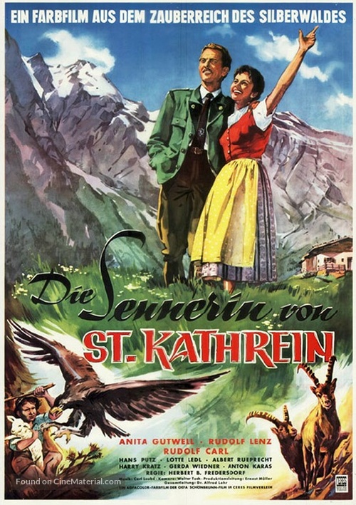 Die Sennerin von St. Kathrein - German Movie Poster