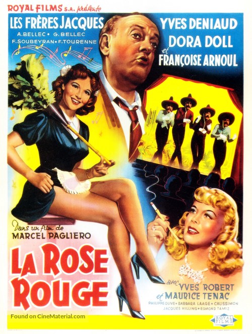 La rose rouge - Belgian Movie Poster