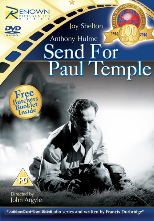 Send for Paul Temple - British Movie Cover