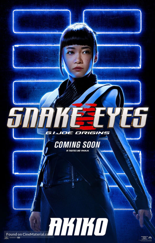 Snake Eyes: G.I. Joe Origins - International Movie Poster