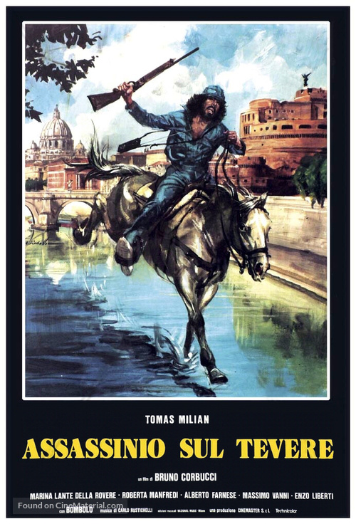 Assassinio sul Tevere - Italian Theatrical movie poster