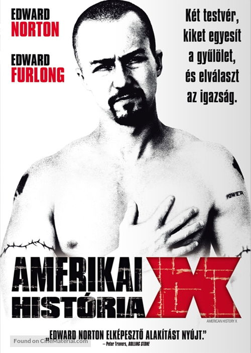 American History X - Hungarian DVD movie cover
