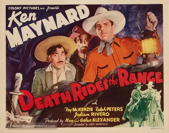 Death Rides the Range (1939) movie poster