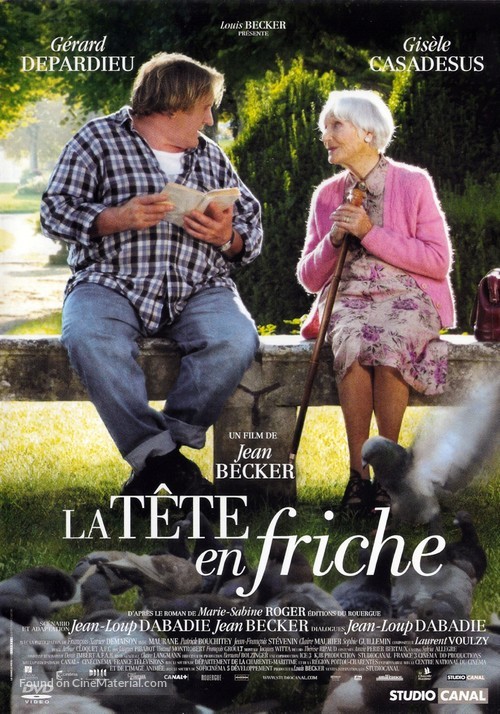 La t&ecirc;te en friche - French DVD movie cover