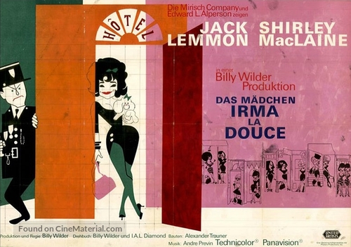 Irma la Douce - German Movie Poster