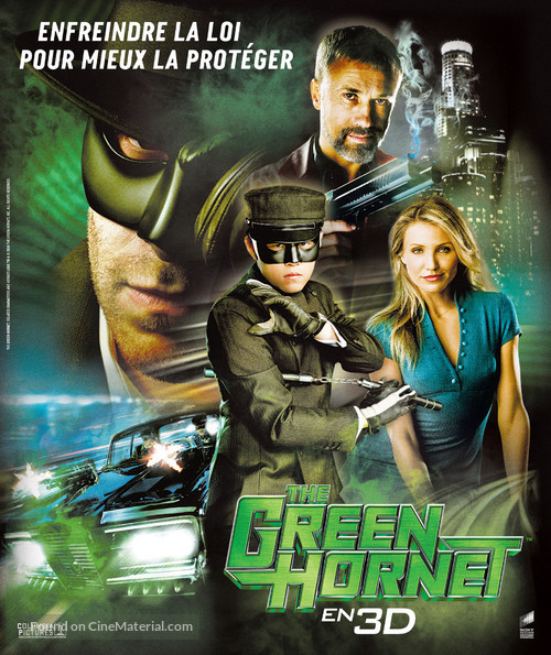 The Green Hornet - French Movie Poster
