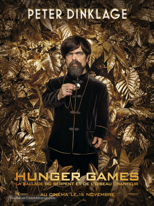 The Hunger Games: The Ballad of Songbirds &amp; Snakes - French Movie Poster