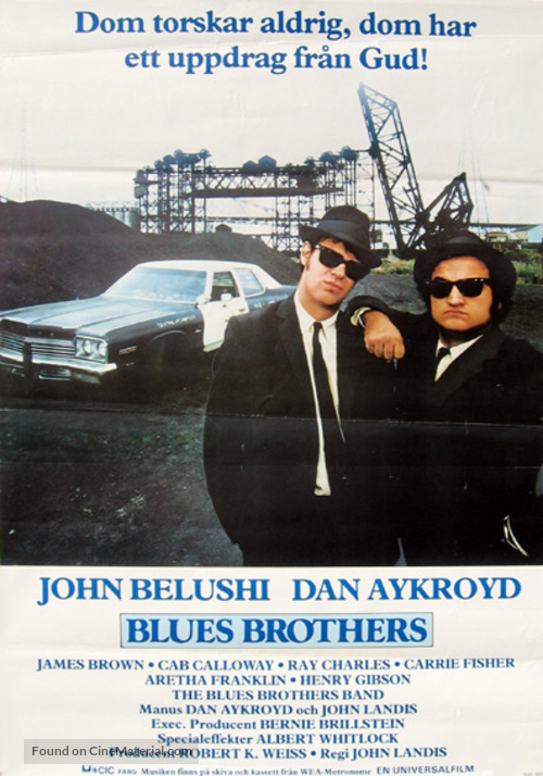 The Blues Brothers - Swedish Movie Poster