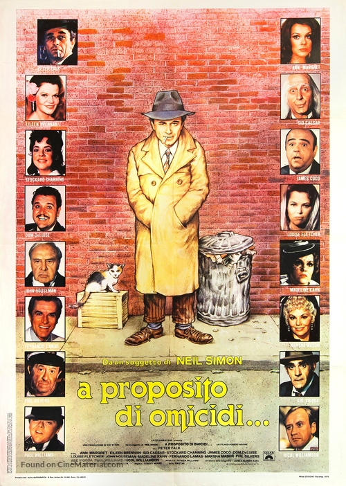 The Cheap Detective - Italian Movie Poster