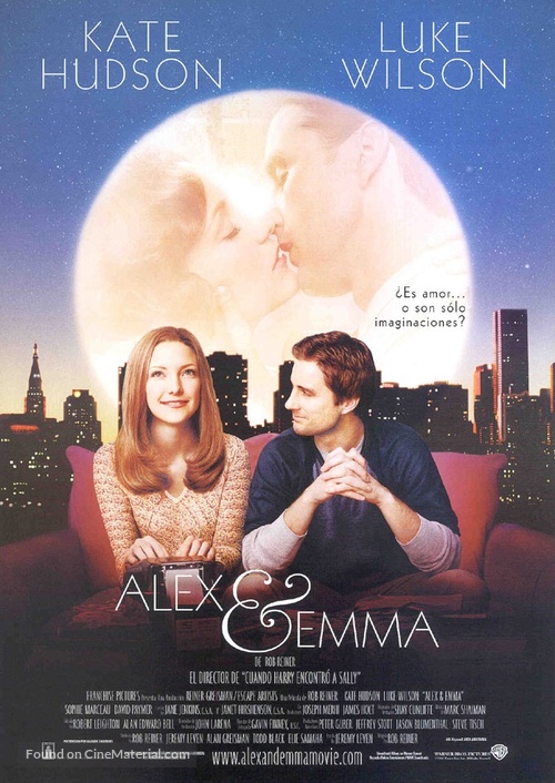 Alex &amp; Emma - Spanish Movie Poster