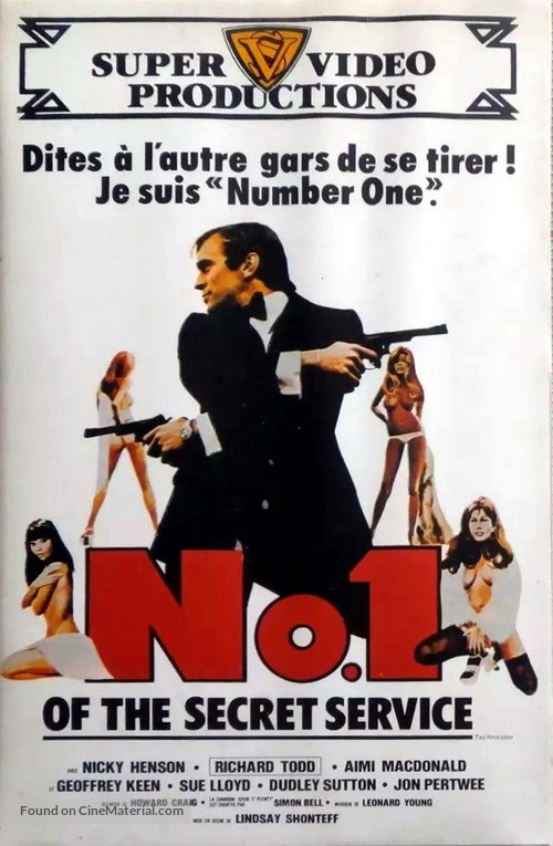 No. 1 of the Secret Service - French VHS movie cover