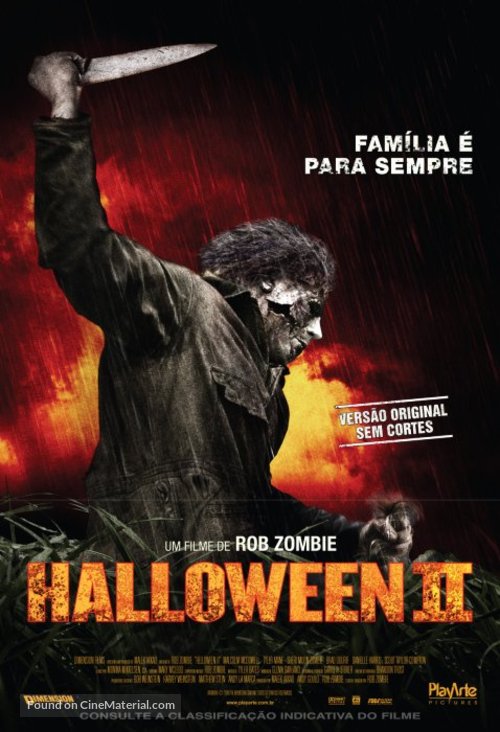 Halloween II - Brazilian Movie Poster