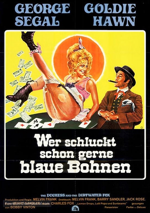 The Duchess and the Dirtwater Fox - German Movie Poster