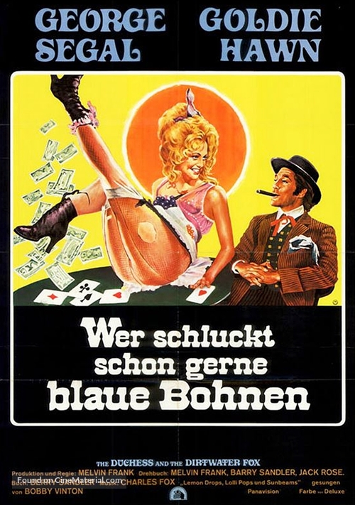The Duchess and the Dirtwater Fox - German Movie Poster