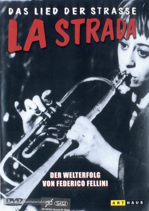 La strada - German DVD movie cover