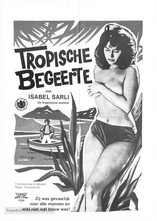 Lujuria tropical - Dutch Movie Poster