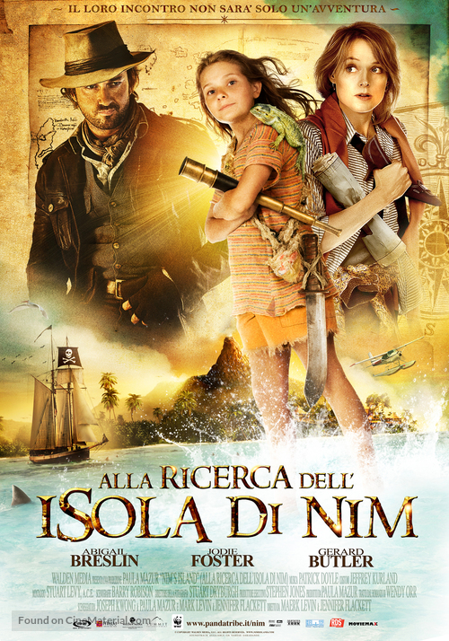 Nim&#039;s Island - Italian Movie Poster