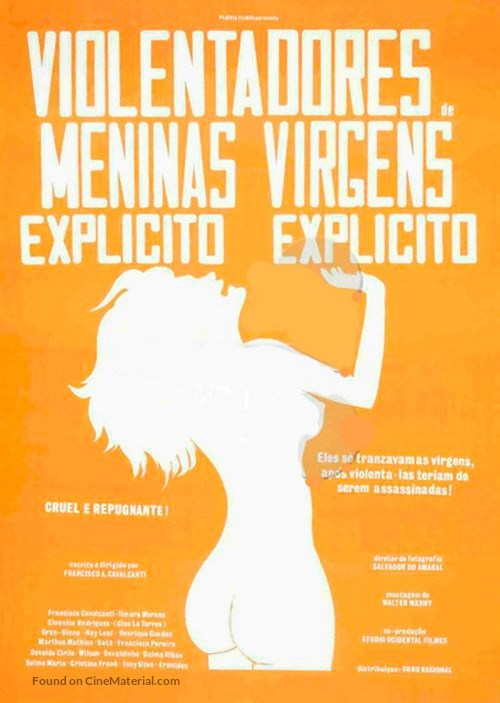 Os Violentadores de Meninas Virgens - Spanish Movie Poster