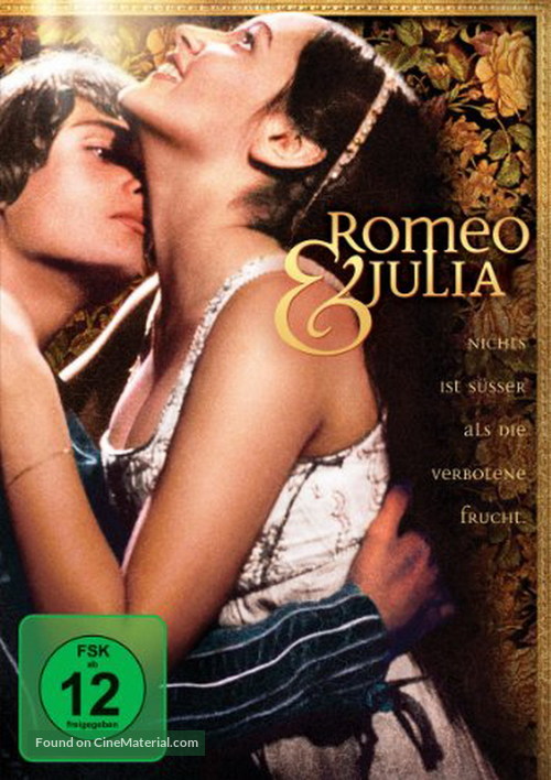 Romeo and Juliet - German DVD movie cover