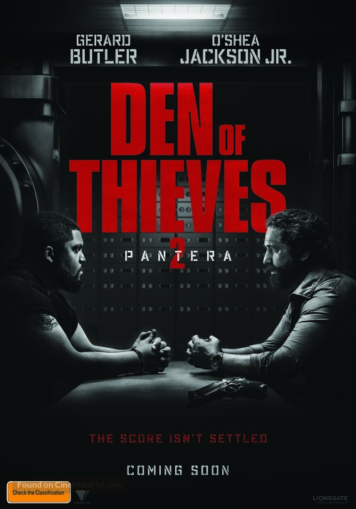 Den of Thieves 2: Pantera - Australian Movie Poster