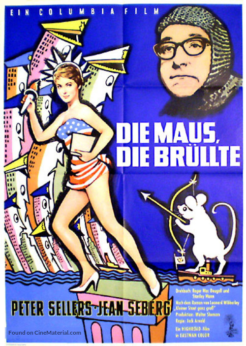 The Mouse That Roared - German Movie Poster