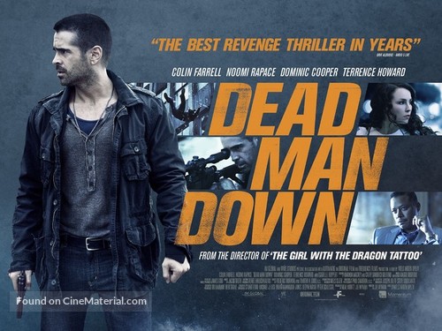 Dead Man Down - British Movie Poster