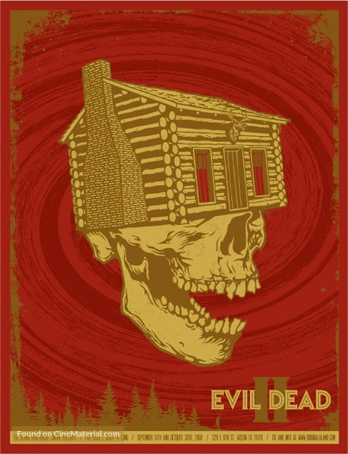 Evil Dead II - Re-release movie poster