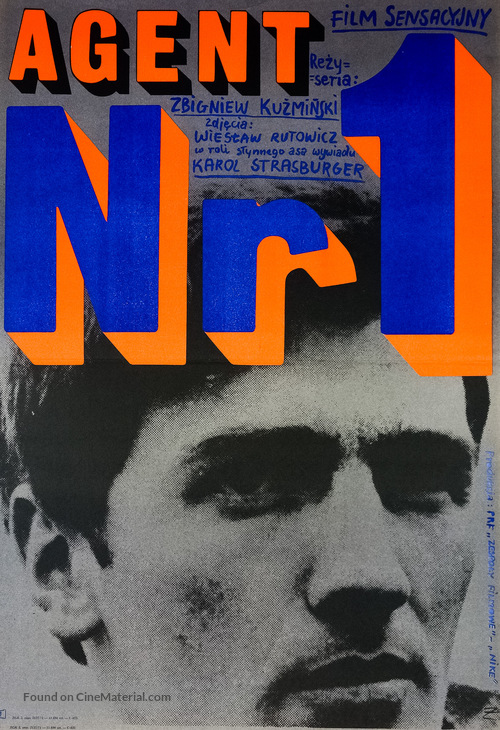 Agent nr 1 - Polish Movie Poster