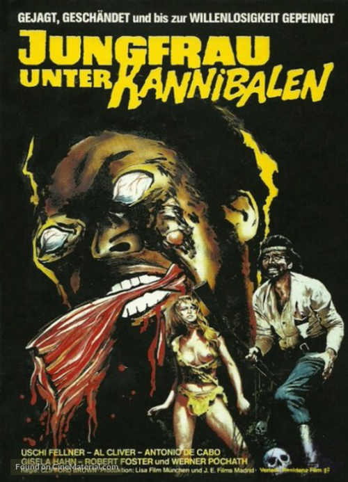 El can&iacute;bal - German Movie Poster