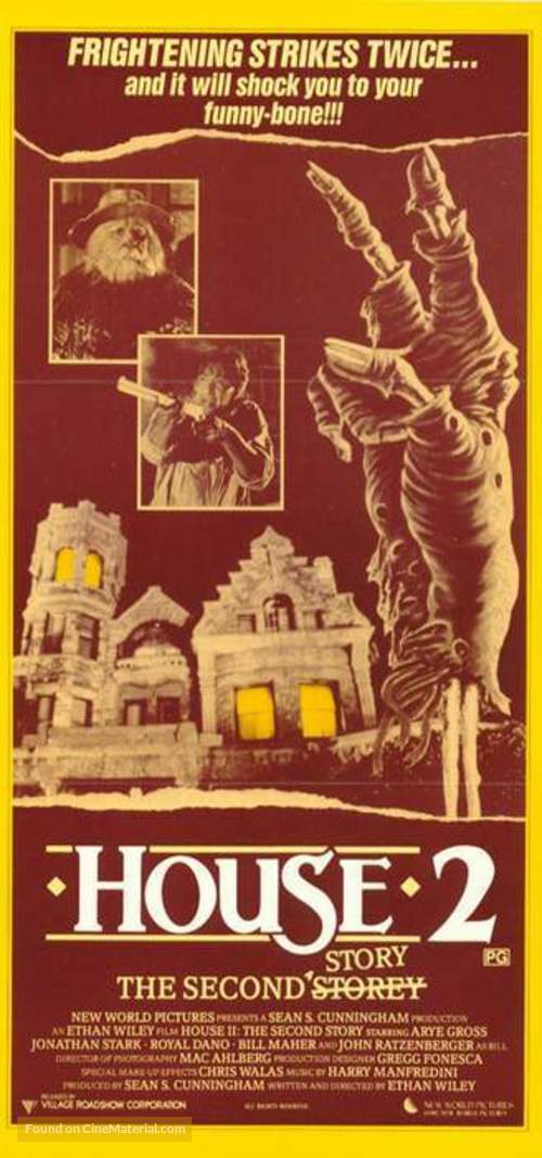 House II: The Second Story - Australian Movie Poster