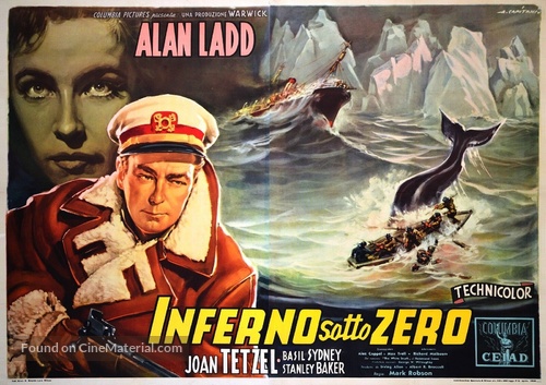 Hell Below Zero - Italian Movie Poster