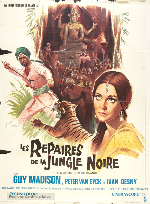 I misteri della giungla nera - French Movie Poster
