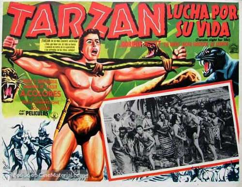 Tarzan&#039;s Fight for Life - Mexican Movie Poster