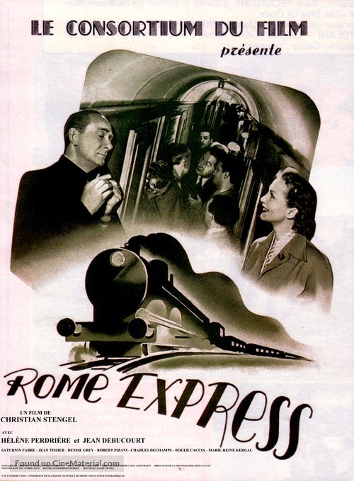 Rome-express - French Movie Poster