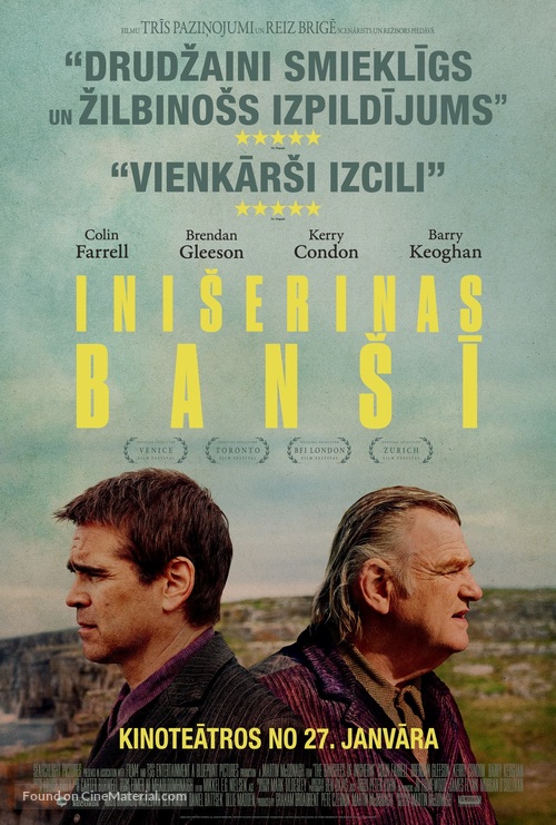 The Banshees of Inisherin - Latvian Movie Poster