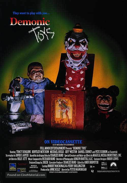 Demonic Toys - Video release movie poster