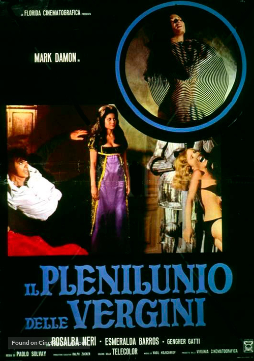 Il plenilunio delle vergini - Italian Movie Poster