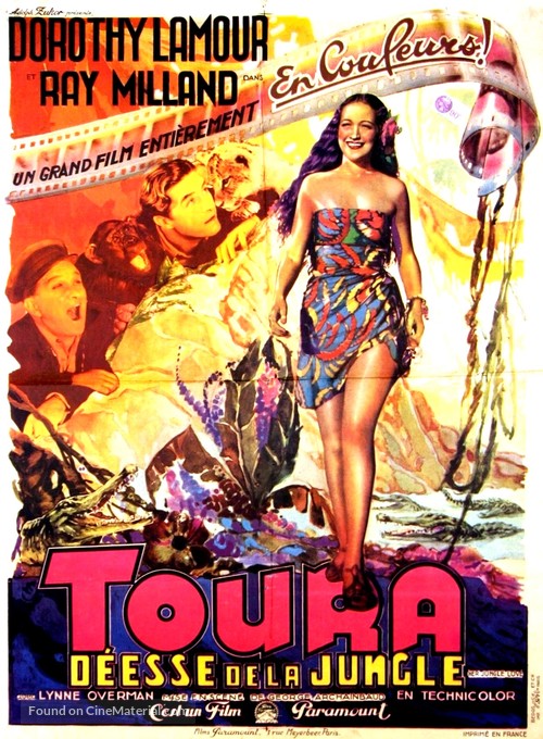 Her Jungle Love - French Movie Poster