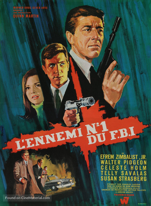 Cosa Nostra, Arch Enemy of the FBI - French Movie Poster