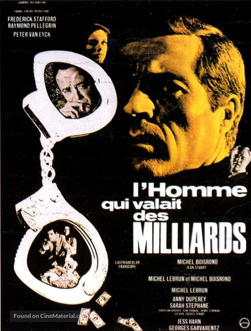 De Man die Miljoenen waard was - French Movie Poster