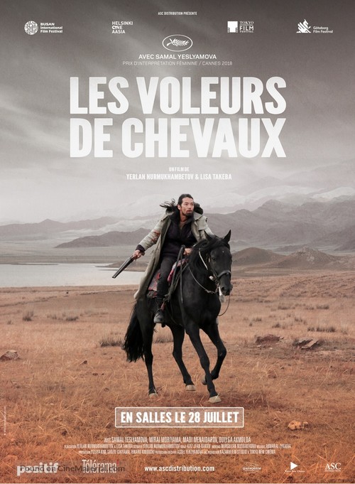 The Horse Thieves. Roads of Time - French Movie Poster