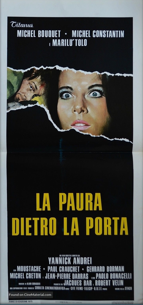 Au-del&agrave; de la peur - Italian Movie Poster