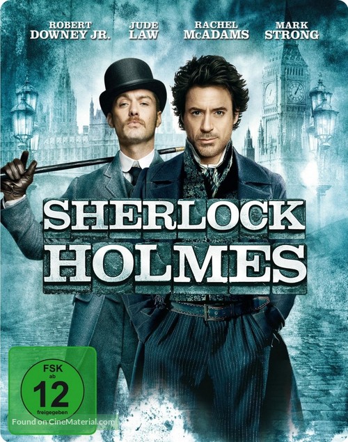 Sherlock Holmes - German Blu-Ray movie cover