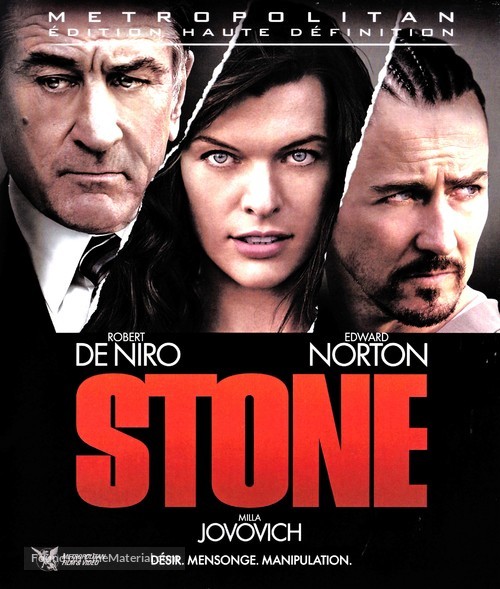 Stone - French Blu-Ray movie cover