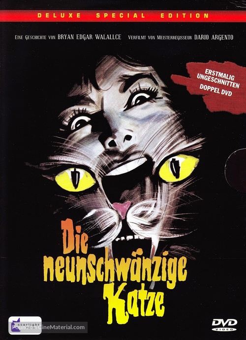 Il gatto a nove code - German DVD movie cover