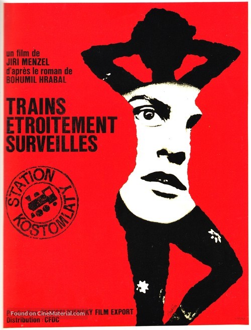Ostre sledovan&eacute; vlaky - French Movie Poster