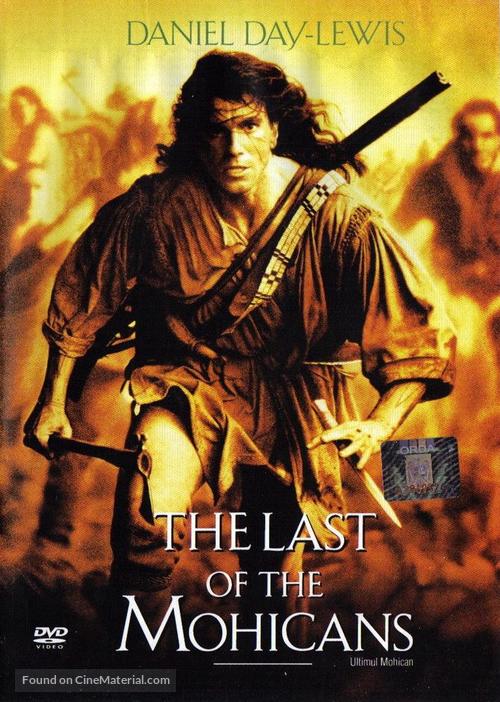 The Last of the Mohicans - Romanian DVD movie cover